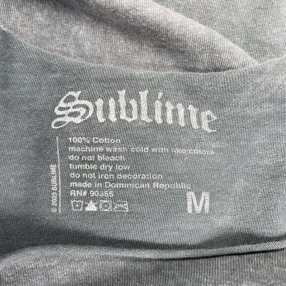 Sublime Tee Women's Size Medium Grey Hope To Freedom T-Shirt - Picture 9 of 9